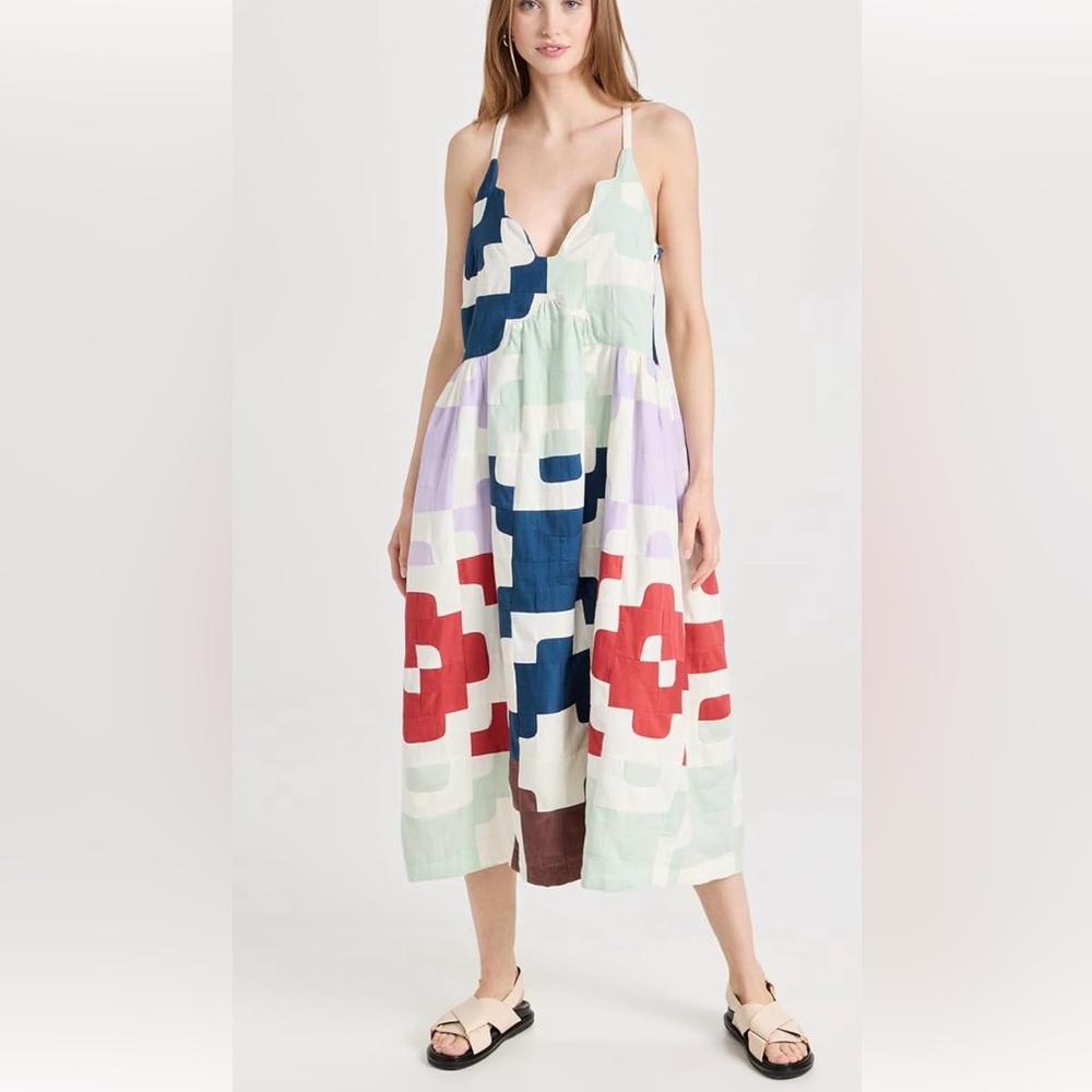 Sea Cari Patchwork Dress, XS